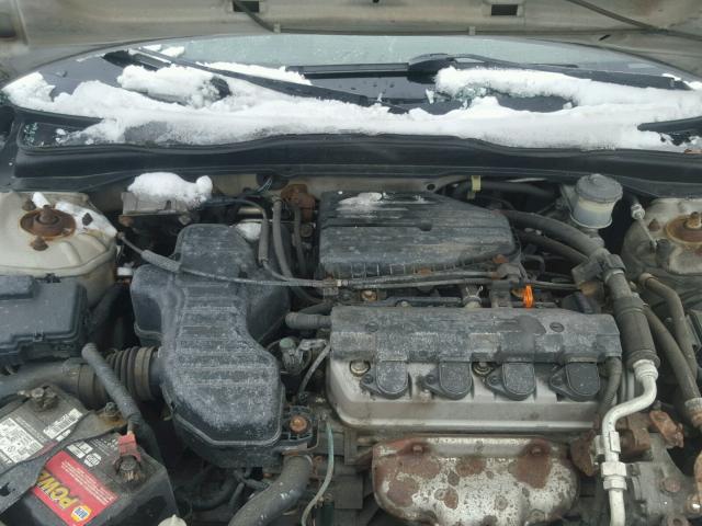 1HGEM229X5L002931 - 2005 HONDA CIVIC EX ვერცხლისფერი ფოტო 7