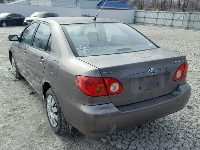 1NXBR32E34Z222714 - 2004 TOYOTA COROLLA CE GRAY photo 3