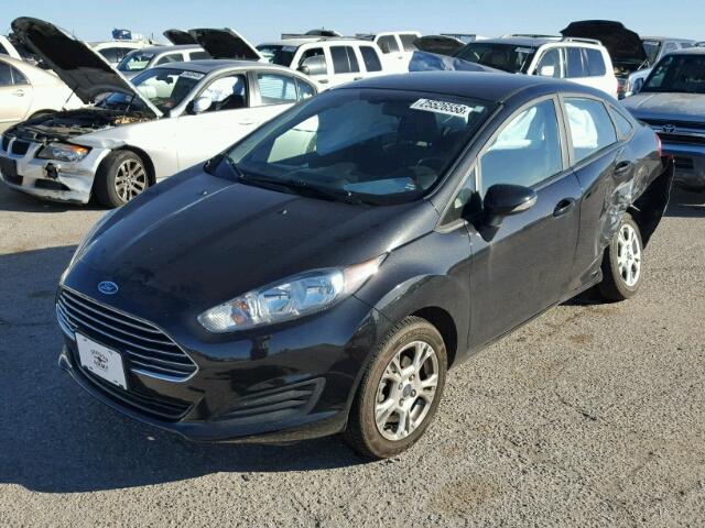 3FADP4BJ6FM205327 - 2015 FORD FIESTA SE BLACK photo 2