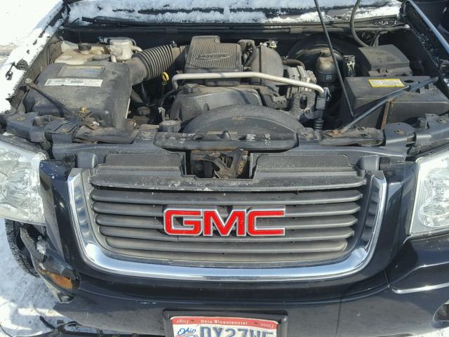 1GKET16S236214084 - 2003 GMC ENVOY XL BLACK photo 7