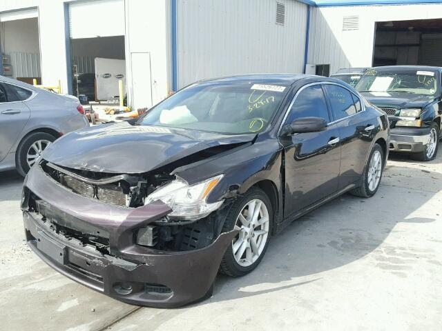 1N4AA5AP3EC431079 - 2014 NISSAN MAXIMA S BURGUNDY photo 2