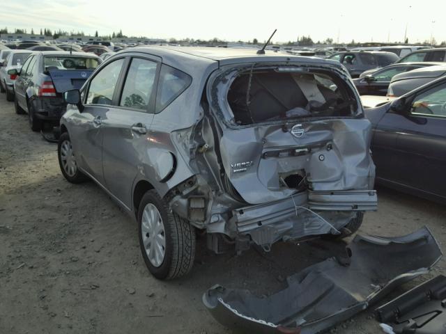 3N1CE2CP6FL372072 - 2015 NISSAN VERSA NOTE SILVER photo 3