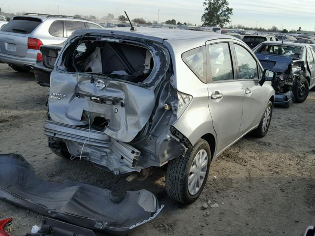 3N1CE2CP6FL372072 - 2015 NISSAN VERSA NOTE SILVER photo 4