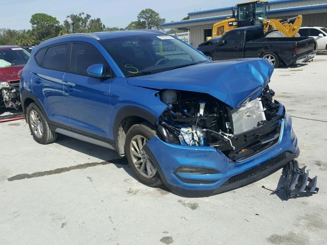 KM8J33A42HU447959 - 2017 HYUNDAI TUCSON LIM BLUE photo 1