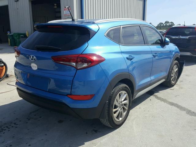 KM8J33A42HU447959 - 2017 HYUNDAI TUCSON LIM BLUE photo 4