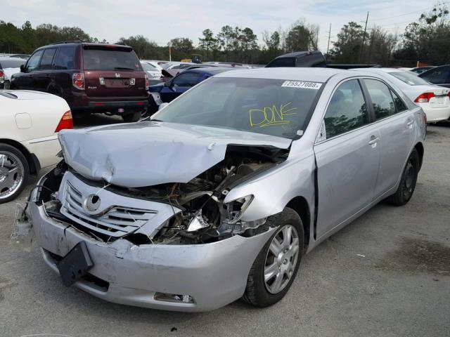 4T1BE46K28U228883 - 2008 TOYOTA CAMRY CE GRAY photo 2