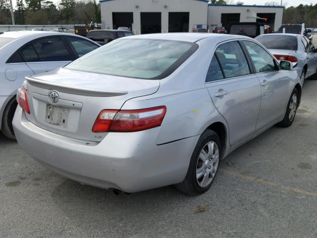 4T1BE46K28U228883 - 2008 TOYOTA CAMRY CE GRAY photo 4