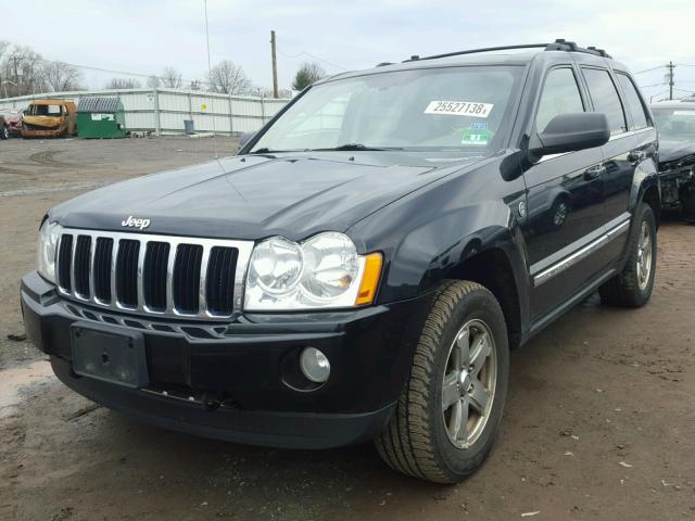 1J8HR58285C728448 - 2005 JEEP GRAND CHER BLACK photo 2