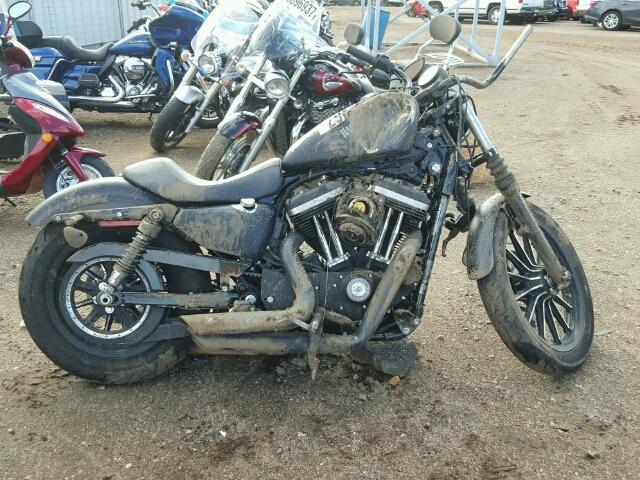 1HD4LE214EC410171 - 2014 HARLEY-DAVIDSON XL883 IRON BLACK photo 5