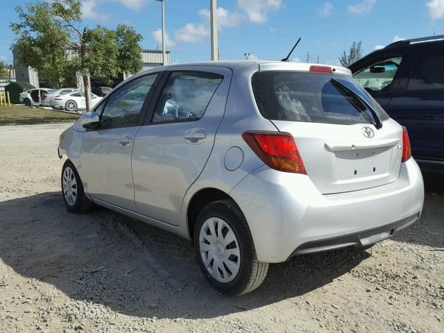 VNKKTUD35HA074961 - 2017 TOYOTA YARIS L SILVER photo 3