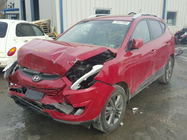 KM8JUCAG1FU052269 - 2015 HYUNDAI TUCSON LIM RED photo 2