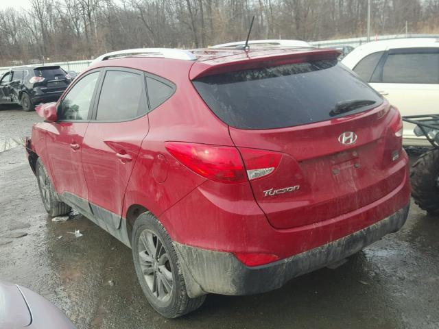 KM8JUCAG1FU052269 - 2015 HYUNDAI TUCSON LIM RED photo 3