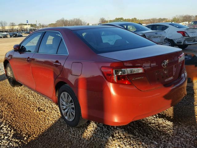 4T4BF1FK0CR174851 - 2012 TOYOTA CAMRY BASE RED photo 3