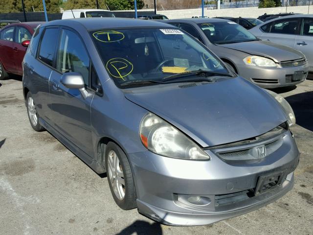 JHMGD38638S014731 - 2008 HONDA FIT SPORT SILVER photo 1