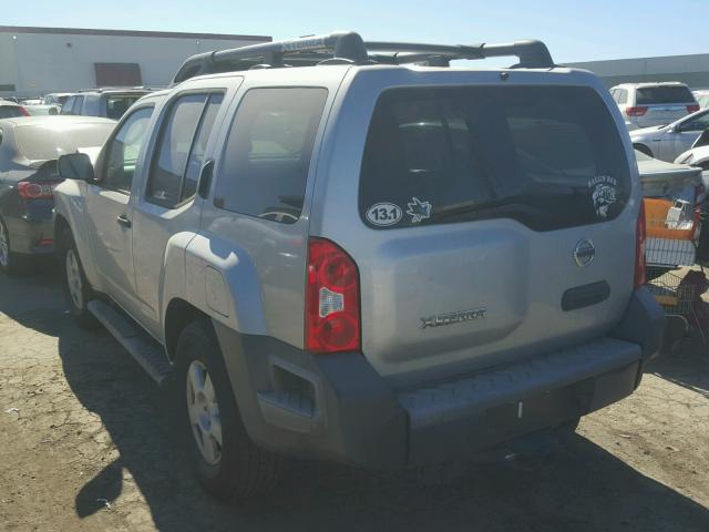 5N1AN08U96C525493 - 2006 NISSAN XTERRA OFF SILVER photo 3