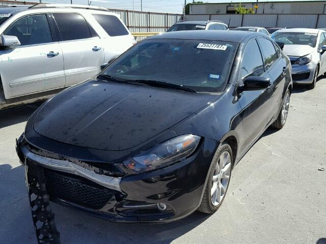 1C3CDFBA3DD118833 - 2013 DODGE DART SXT BLACK photo 2