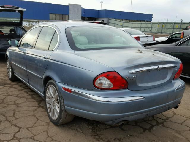 SAJEA51C53WD40503 - 2003 JAGUAR X-TYPE 3.0 BLUE photo 3