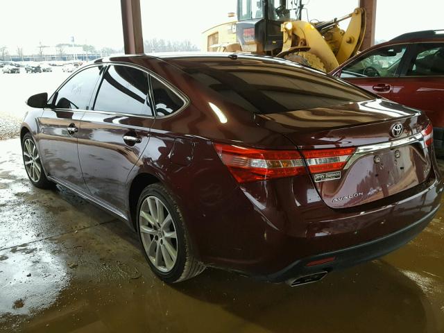4T1BK1EB3DU027366 - 2013 TOYOTA AVALON BAS MAROON photo 3