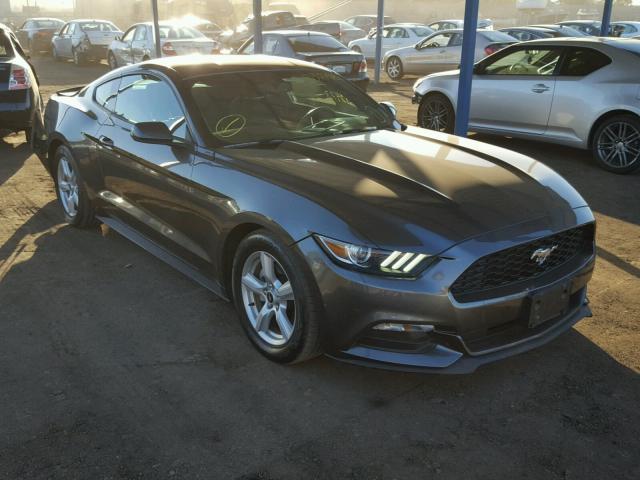 1FA6P8AM3F5382239 - 2015 FORD MUSTANG GRAY photo 1