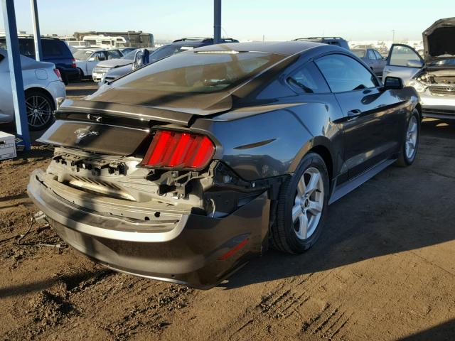 1FA6P8AM3F5382239 - 2015 FORD MUSTANG GRAY photo 4