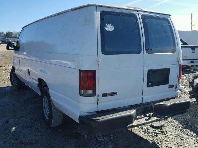 1FTNS24L52HB56989 - 2002 FORD ECONOLINE WHITE photo 3