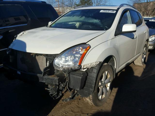 JN8AS58V29W445222 - 2009 NISSAN ROGUE S WHITE photo 2