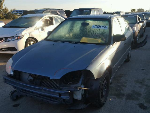 2HGEJ6675TH520951 - 1996 HONDA CIVIC LX GRAY photo 2