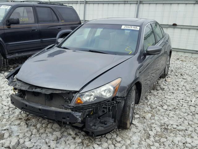 1HGCP2F88BA121620 - 2011 HONDA ACCORD EXL GRAY photo 2