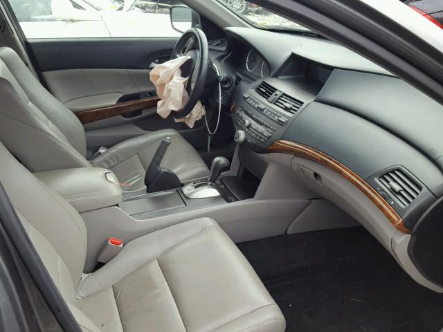 1HGCP2F88BA121620 - 2011 HONDA ACCORD EXL GRAY photo 5