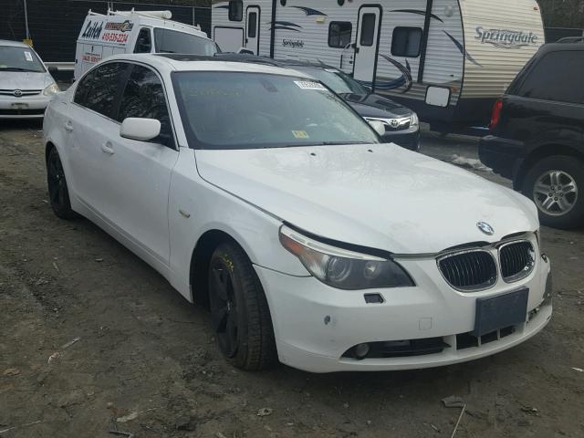 WBANF33587CS40190 - 2007 BMW 525 XI WHITE photo 1