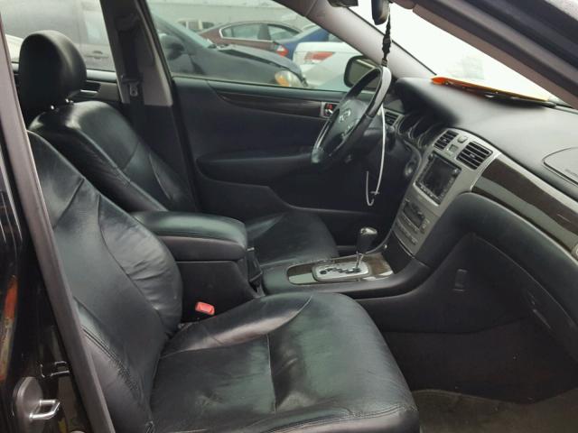 JTHBA30G065155517 - 2006 LEXUS ES 330 BLACK photo 5