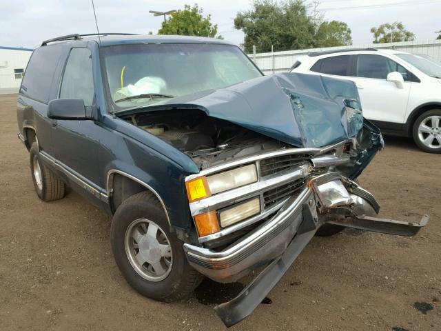 3GNEC18R5VG139217 - 1997 CHEVROLET TAHOE C150 GREEN photo 1