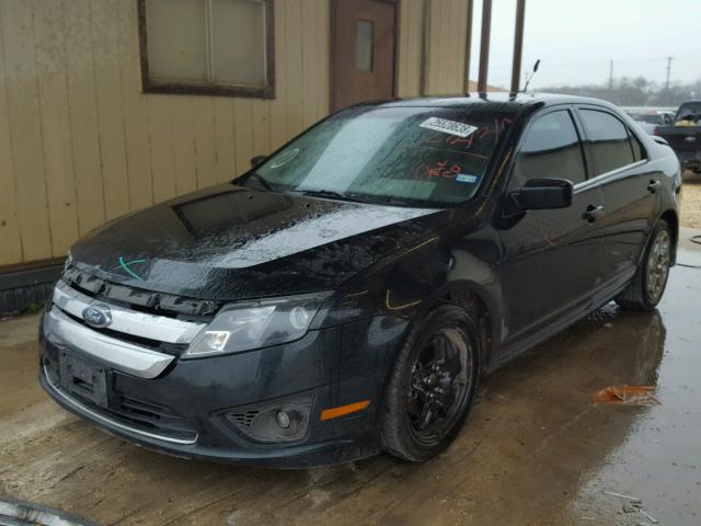 3FAHP0HA4AR255365 - 2010 FORD FUSION SE GREEN photo 2