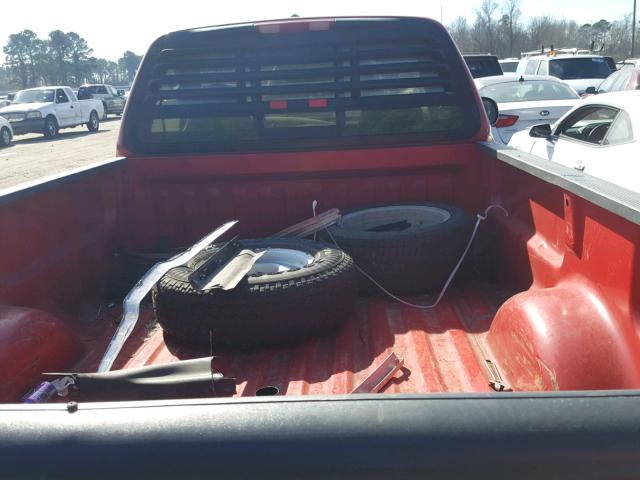 1FTDF1728VNA41998 - 1997 FORD F150 RED photo 6