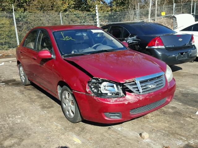 KNAFE221295655545 - 2009 KIA SPECTRA EX RED photo 1