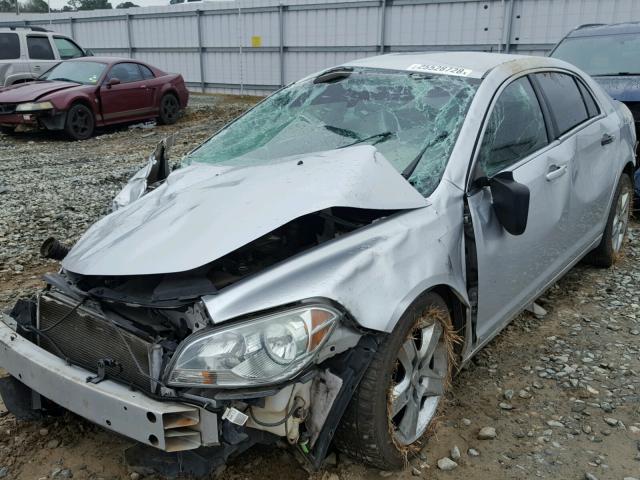 1G1ZG57B49F222941 - 2009 CHEVROLET MALIBU LS ვერცხლისფერი ფოტო 2
