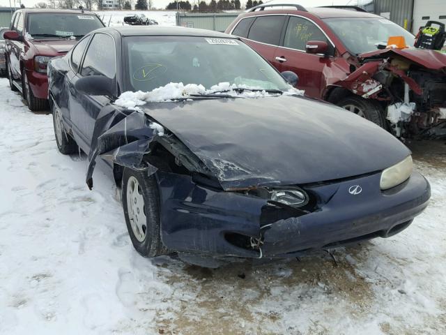 1G3NL12E3YC316742 - 2000 OLDSMOBILE ALERO GL BLUE photo 1