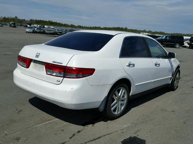 1HGCM56303A058478 - 2003 HONDA ACCORD LX WHITE photo 4