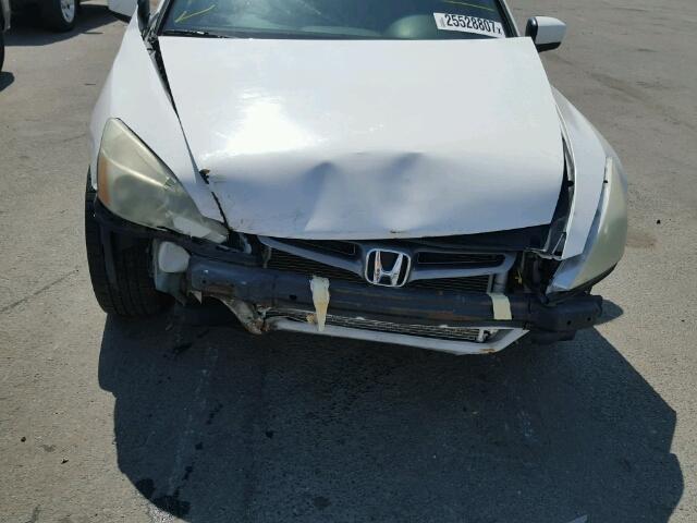 1HGCM56303A058478 - 2003 HONDA ACCORD LX WHITE photo 7