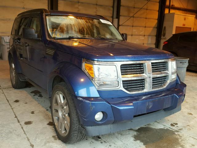 1D8GU28K89W555200 - 2009 DODGE NITRO SE BLUE photo 1