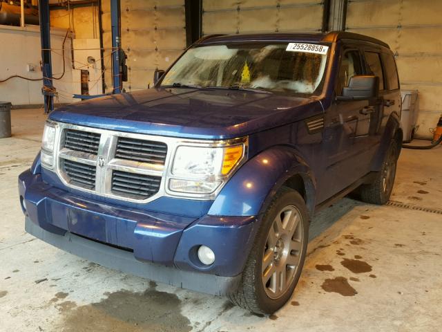 1D8GU28K89W555200 - 2009 DODGE NITRO SE BLUE photo 2