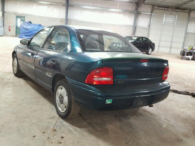 3B3ES47C9TT321194 - 1996 DODGE NEON HIGHL GREEN photo 3