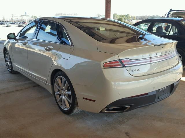 3LN6L2G91GR604079 - 2016 LINCOLN MKZ WHITE photo 3