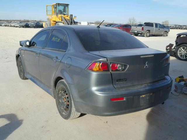 JA32U2FU2CU008261 - 2012 MITSUBISHI LANCER ES/ GRAY photo 3