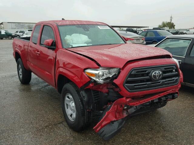 5TFRX5GN3JX105688 - 2018 TOYOTA TACOMA ACC RED photo 1