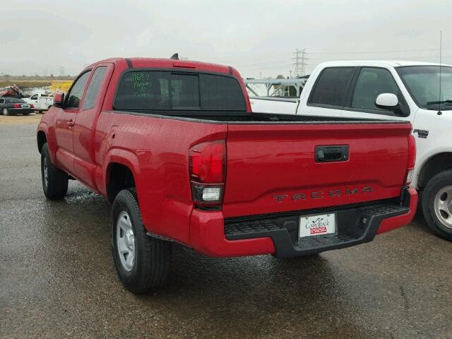 5TFRX5GN3JX105688 - 2018 TOYOTA TACOMA ACC RED photo 3