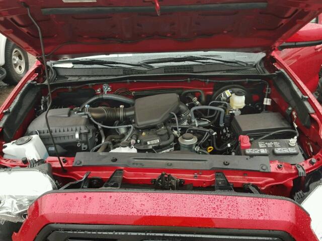 5TFRX5GN3JX105688 - 2018 TOYOTA TACOMA ACC RED photo 7