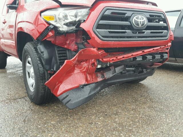 5TFRX5GN3JX105688 - 2018 TOYOTA TACOMA ACC RED photo 9
