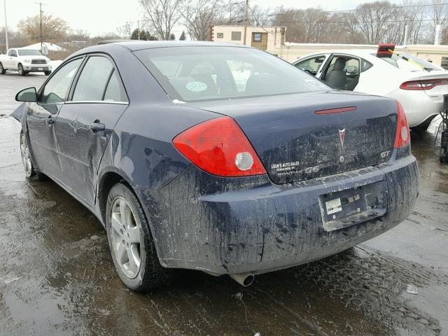 1G2ZH57N184222912 - 2008 PONTIAC G6 GT BLUE photo 3