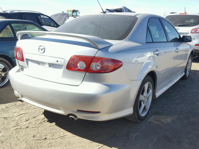 1YVFP80C745N45212 - 2004 MAZDA 6 I SILVER photo 4